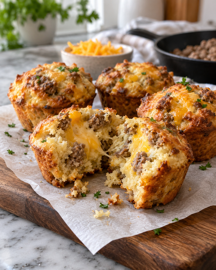 Savory Sausage Muffins